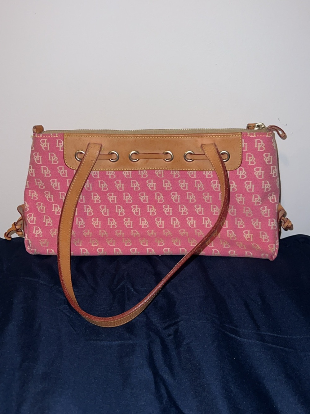 Dooney & Bourke Pink Logo Tote - Picture 2 of 5